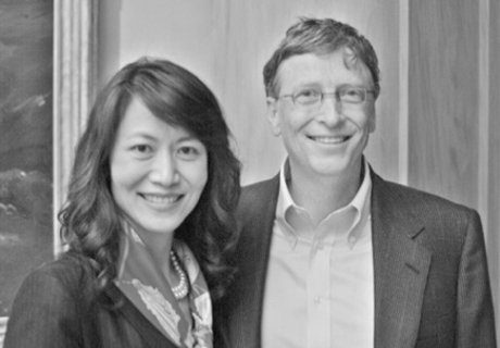 Sophie Duan, Senior Partner of PPG and Bill Gates, founder of Microsoft Corporation